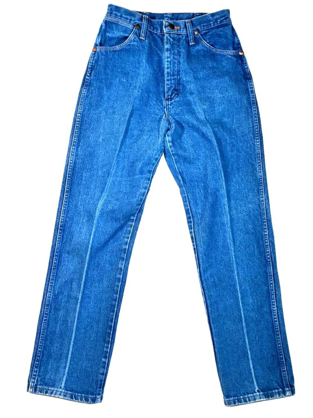 Vintage Y2K Wrangler 13MWZG Women's Denim Jeans 9x30 High Rise Straight Leg